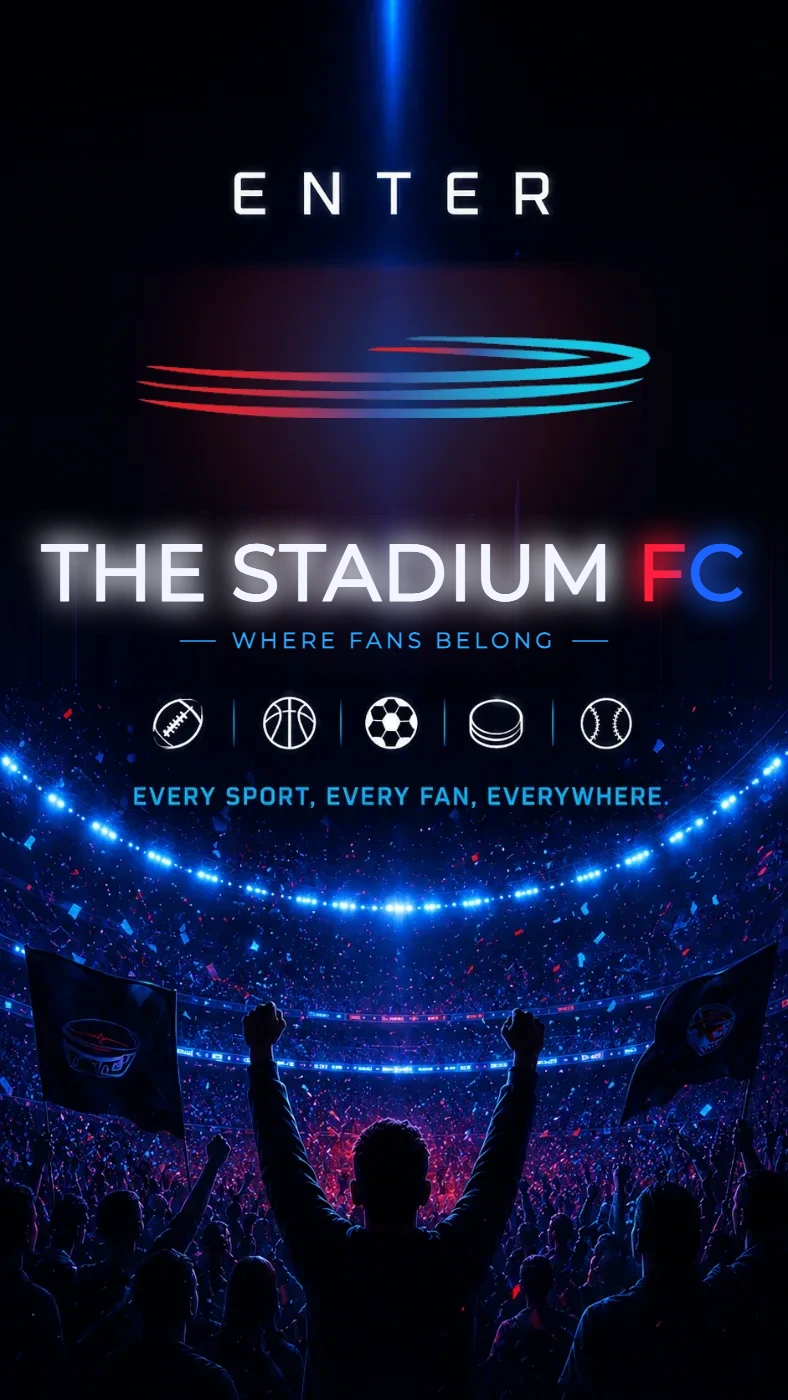 A fan entering a live digital stadium in The Stadium FC