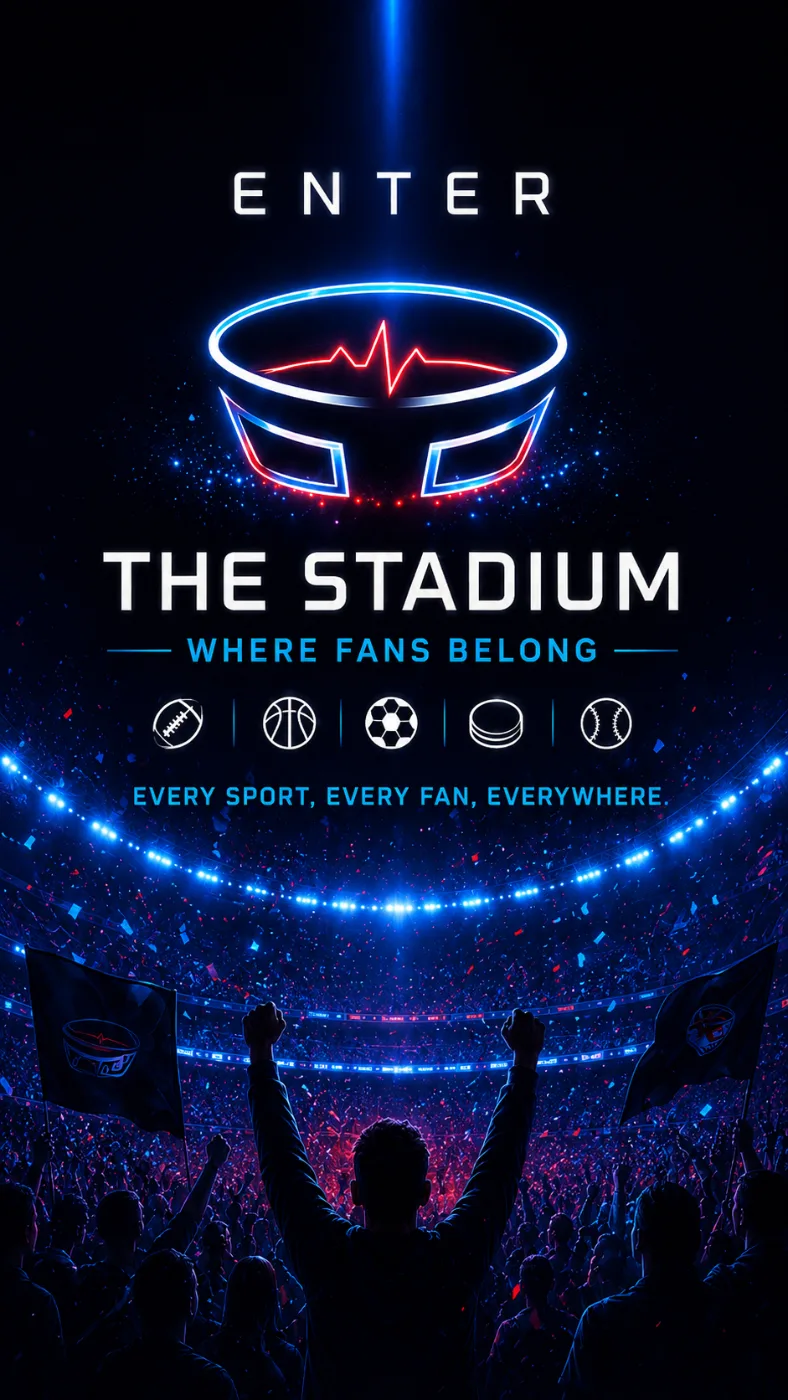 A fan entering a live digital stadium in The Stadium FC